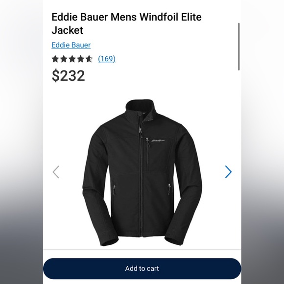 Men’s Eddie Bauer Elite Windfoil Jacket - Picture 1 of 5